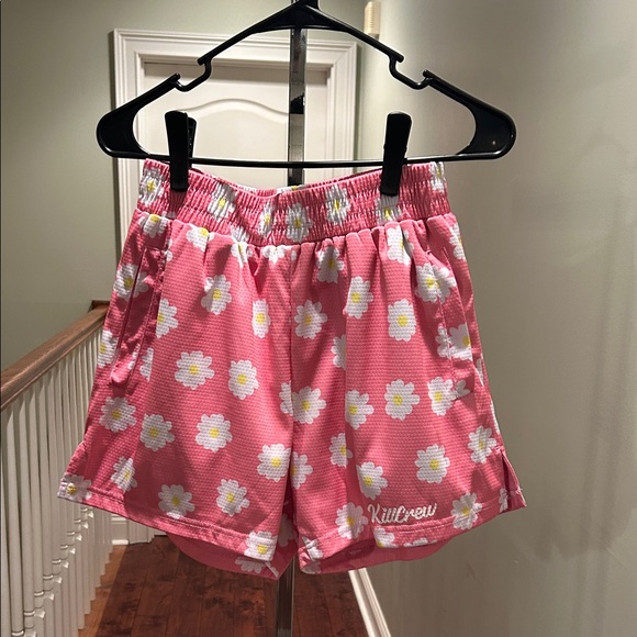 Kill Crew Pants - Pink Floral Mesh Shorts by Killcrew